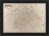 Houten stadskaart van Eersel