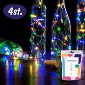 Flessen Lampjes - Bottle Light – Fairy Lights - Kamer Decoratie Tieners - Flesverlichting met Kurk – Kerst Lichtjes Slinger - Sfeerlampjes - Sinterklaas Voor Grote Kinderen - Kerst