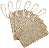 Winkrs | Duurzame loofah spons - 5 stuks - voor keuken en douche - 100% natuurlijk materiaal