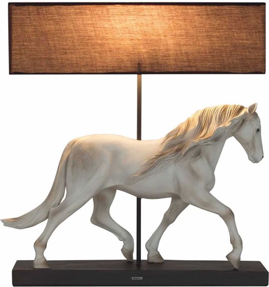Happy-house Lamp paard beige