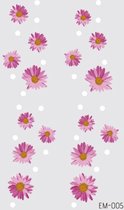 Temporary tattoo | tijdelijke tattoo | fake tattoo | Chrysant bloemen | 120 x 75 mm