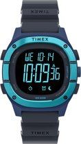 Timex Command Urban TW5M35500 Horloge - Kunststof - Blauw - Ø 38 mm