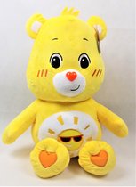 Troetelbeertjes - Care Bears - Pluche - Knuffel (geel) - 60cm - Zonnestraalbeer