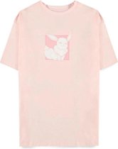 Pokémon Dames Tshirt -XL- Eeveelutions Roze