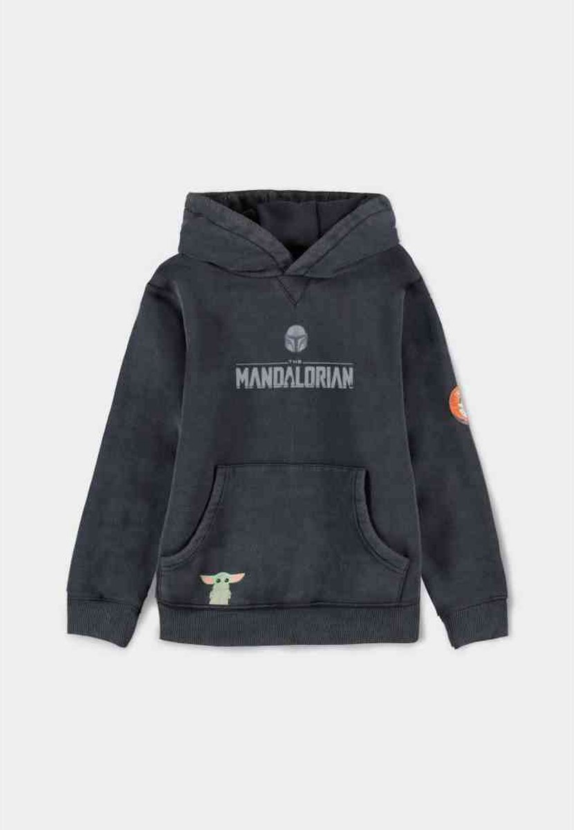 Disney The Mandalorian Kinder hoodie/trui -Kids 134- The Child Zwart