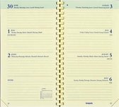 Brepols Agendavulling Interplan 2022  - Creme Papier (9cm x 16cm)