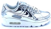 Nike Air Max 90 Metallic Pack 'Silver' - Sneakers - Unisex - Maat 42.5 - Zilver