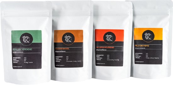 Koffiekompaan Proefpakket koffiebonen - 4X100 gram