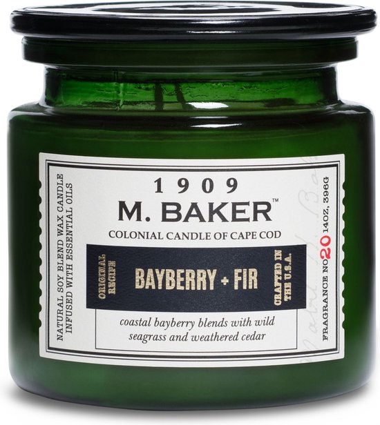 Colonial Candle – M Baker Bayberry Fir - 396 grammes
