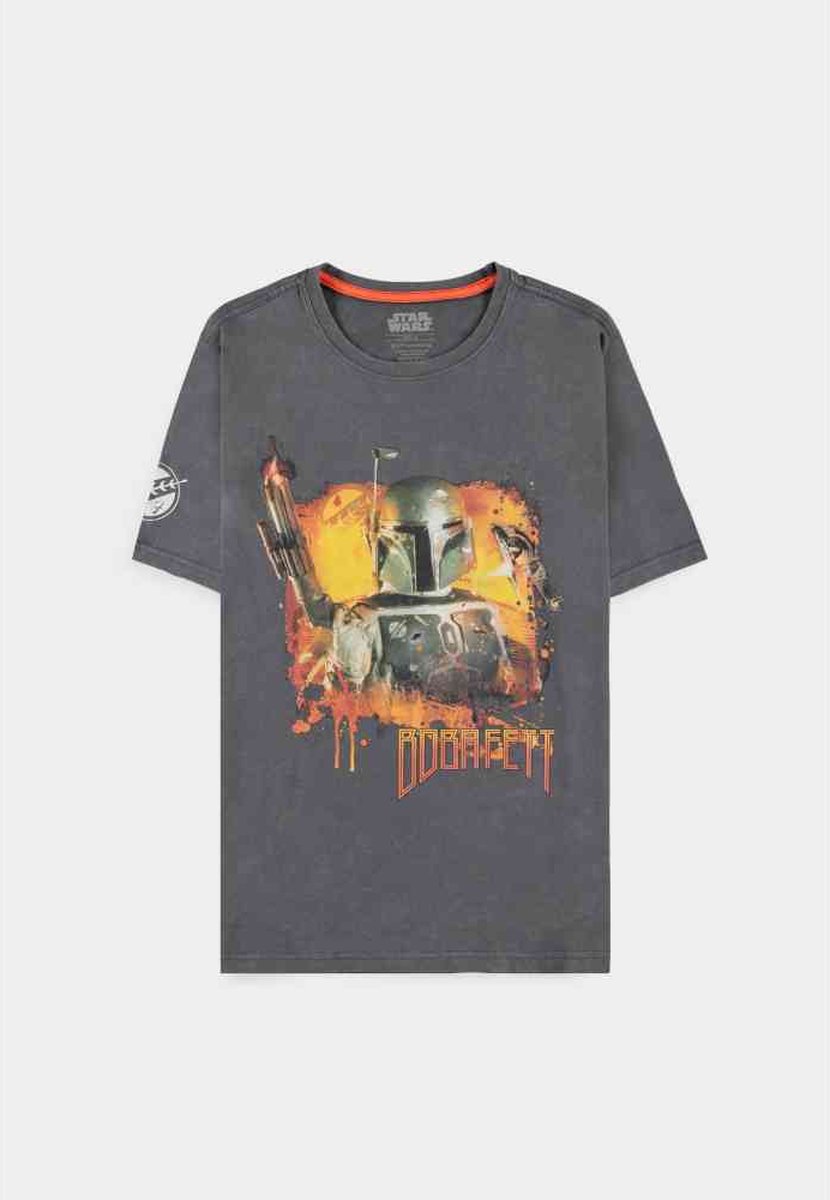 Disney The Mandalorian Heren Tshirt -L- Boba Fett Grijs