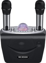 Karaoke King Speaker D19 - luidspreker met microfoon - wireless speaker met 2 mic