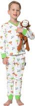 Happy Pyjama's Jungle edition - Kinderpyjama jongens én meisjes - Maat 146/ 152 - Premium katoen