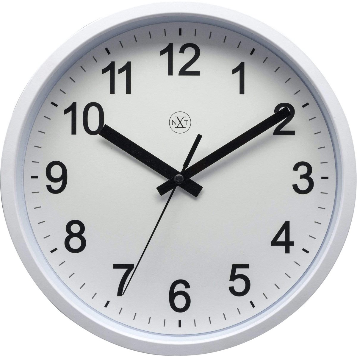 Wall clock - 25,5 cm - Plastic - 'Robust'