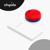 Chipolo One + Card Bundel | 4-pack | Blauw & Rood