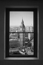 Glasschilderij - Big Ben - 80 x 120cm - Woonaccessoires - Schilderijen - Nieuw