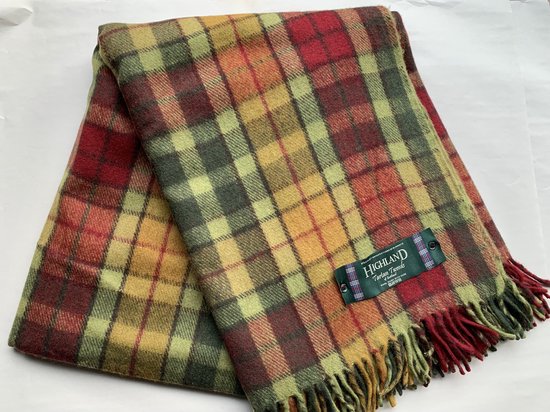 Wollen Tweed Tartan plaid British Columbia - Warm - Zacht - Stijlvol - cadeau - geschenk tip - kwalitatief