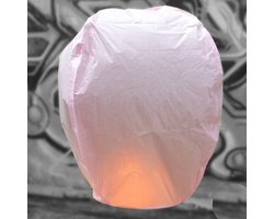 Volanterna® – 1 Roze Wensballon – Milieubewust en Veilig – Vliegende Papieren Lantaarn – UFO Ballon – Zweeflantaarn – Wens Ballon