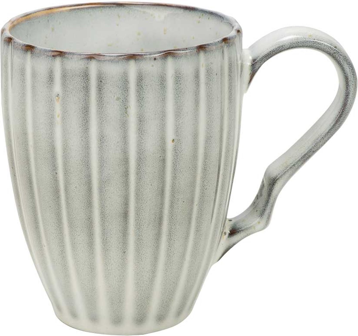Cosy&Trendy - Concha Grey - Beker - 36cl - set/6