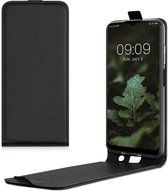 kwmobile hoesje voor met Samsung Galaxy A03s - Flip cover met magnetische sluiting in zwart