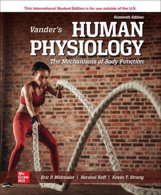 Vander's Human Physiology ISE - cover