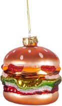 Hamburger kerstbal - Sass & Belle