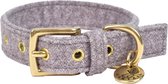 Fantail Halsband Støv Lichtgrijs - Hondenhalsband - 40 cm