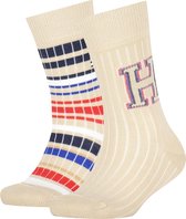 Tommy Hilfiger Kids 2 Pack Rib Multi Color Unisex Sokken - Maat 35/38