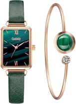 Giftforyoushop horloge –  armband – sieraden – horloge inclusief armband – goudkleurig