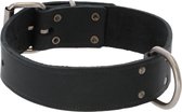 Adori Halsband vetleder met print Zwart - Hondenhalsband - 40mmx55 cm
