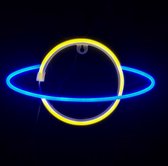 PLANET | NEON-SIGN - TAFELMODEL | BASIS COLLECTIE - Led verlichting - Sfeerverlichting - Wandlamd - Hanglamp - Neon verlichting - Warm wit sfeerlicht - Wandlamp