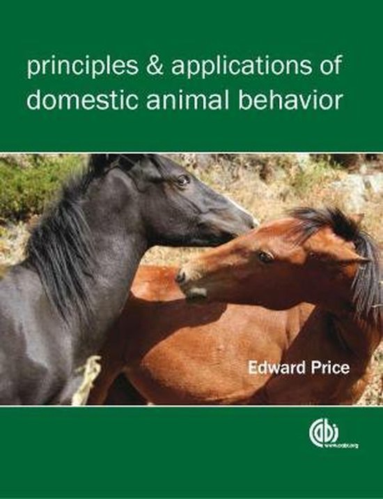 Principles And Applications Of Domestic Animal Behavior - cover