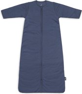 Jollein Baby Slaapzak 110cm Basic Stripe - Met Afritsbare Mouw - Jeans Blue