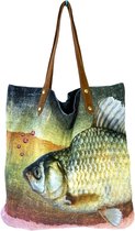 Shopper | 50 x 50cm | Tas | Vis | Imbarro | Strandtas | Boodschappentas |