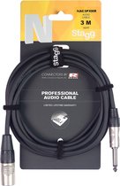 Stagg Audio Kabel XLR-Jack 3 meter