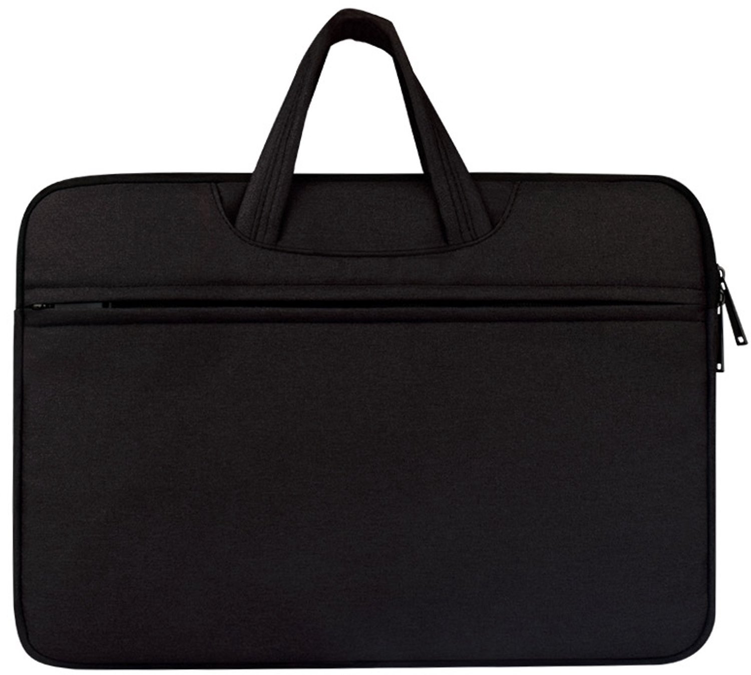 Mobigear Laptophoes geschikt voor Laptop | Mobigear Oxford Aktetas 13 - 14 inch Laptoptas + Handvat - Zwart