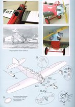 bouwplaat, modelbouw in karton, Vliegtuig Udet U 10, schaal 1/24