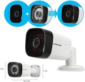 Evtevision Beveiliging IP-camera 4MP 1440P POE IP-camera, Home Surveillance Bullet Indoor Outdoor Network CCTV-camera's, Ondersteuning Bewegingsdetectie Remote Veiw met 36 stks IR