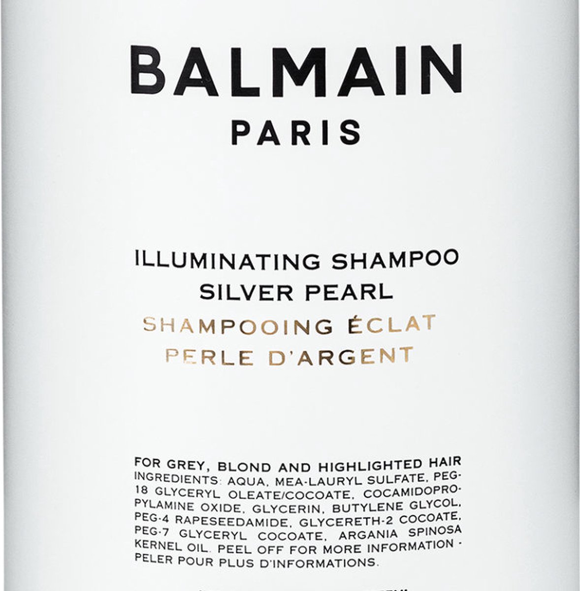 Balmain - Illuminating Shampoo Silver Pearl Shampoo Correcting Shade For  Blond And... | bol.com