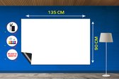 Brute Strength - Magnetisch Whiteboard Folie Zelfklevend (90x135 cm) met wisser - Weekplanner magneten en marker