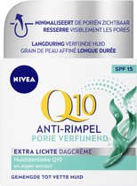 NIVEA Q10 POWER Anti-Rimpel Dagcrème Verfijnt de Poriën SPF 15 - 50 ml - Dagcrème