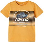 Name it t-shirt jongens - geel - NMMbertel - maat 80
