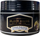 Black Magic - Aromatic body scrub - Dode Zee mineralen, patchouli, lavendel en vanille