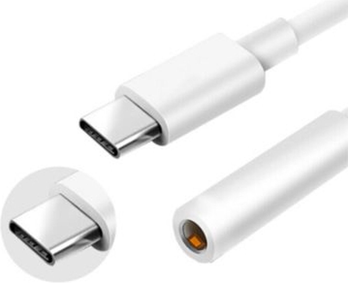 USB C naar 3.5mm Jack | USB C naar Aux kabel - Headphone koppelen