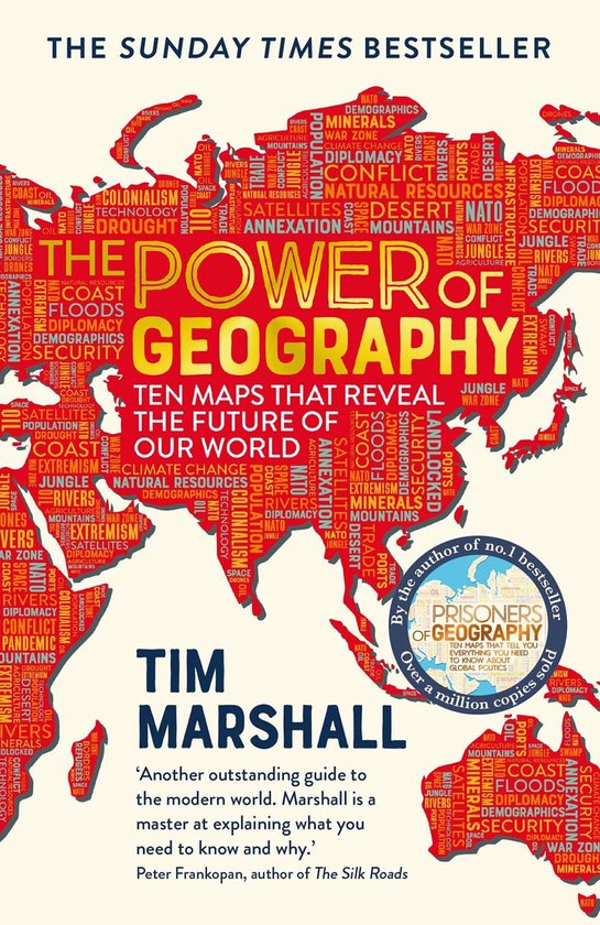 Boek cover The Power of Geography van Tim Marshall (Paperback)