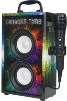 Karaokespeaker - XL speaker - XL model - Geluidsspeaker - Karaoke - AWARD WINNER - Inclusief radio en microfoon - Met aux- en USB-ingang - Plug & play - Muziek installatie - Karaoke machine -