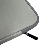 Laptop sleeve geschikt voor  Acer met ritssluiting spatwaterbestendig extra bescherming 15,4 inch (Creme)