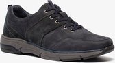 Hush Puppies leren heren veterschoenen - Blauw - Maat 46 - Echt leer - Uitneembare zool