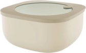 Guzzini My Kitchen Voorraaddoos luchtdicht laag S klei - 122x122x68mm