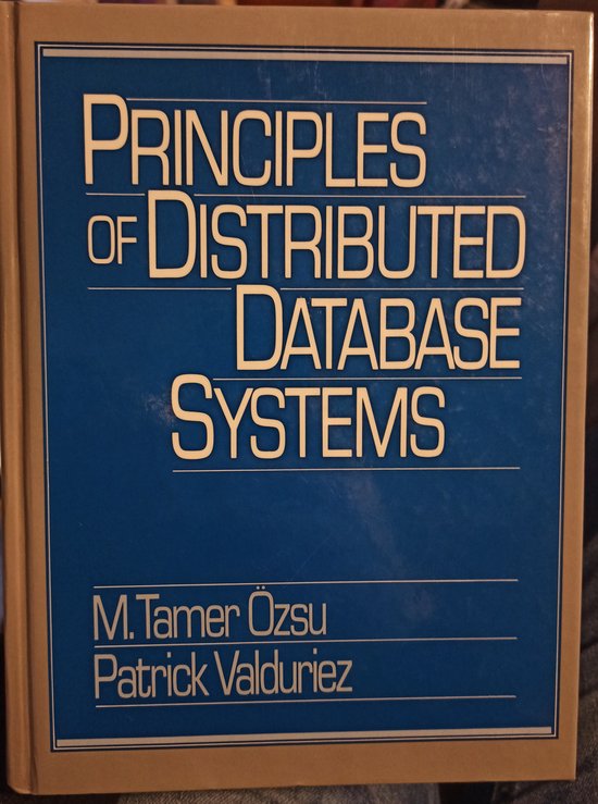 Principles of distributed database systems - cover