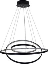 WoonWerkInterieur - Caelum Hanglamp - Led - Zwart - Aluminium